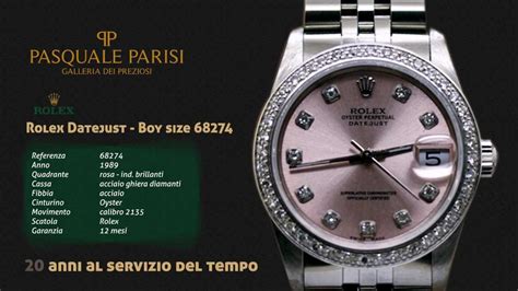 rolex boy size watch